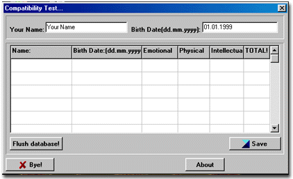 screenshot of c-test 